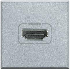 Ổ cắm HDMI 2M Axolute màu bạc HC4284