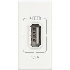 Ổ cắm sạc USB Axolute màu trắng HC4285C1