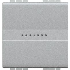 Hạt công tắc Livinglight 16A 2M màu bạc