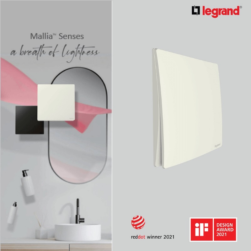 Công tắc ổ cắm Legrand Mallia Senses