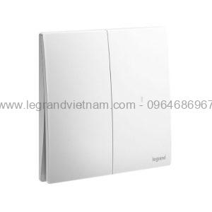 Công tắc đôi 1 chiều có đèn Legrand 281012MW