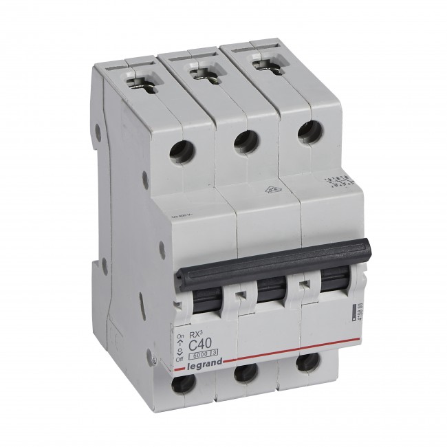 MCB Legrand 3P 40A 6kA 419888 1 MCB Legrand 3P 40A 6kA 419888