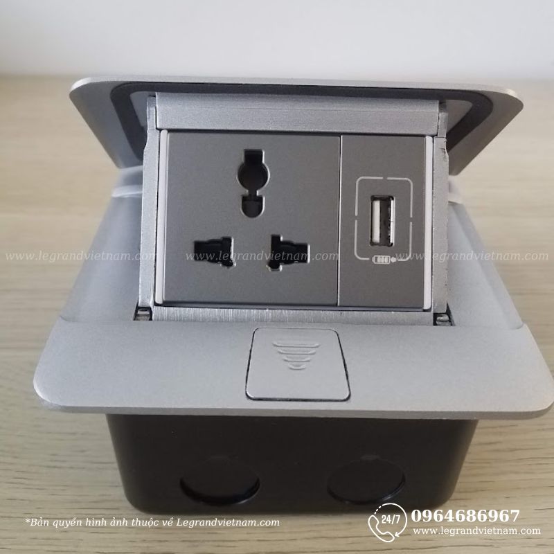 Bộ ổ cắm âm sàn Legrand