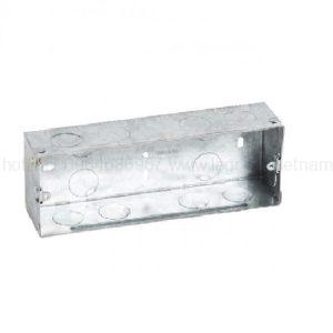 Đế âm chữ nhật kim loại Legrand 6M 689036