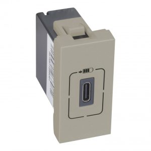 Ổ cắm sạc USB type C Legrand Arteor 571079