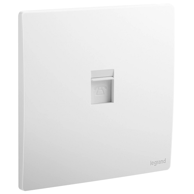 Ổ cắm điện thoại RJ11 Mallia Senses 281160MW Ổ cắm điện thoại RJ11 Mallia Senses 281160MW