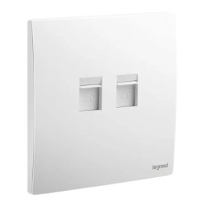 Ổ cắm điện thoại đôi RJ11 Mallia Senses 281163MW