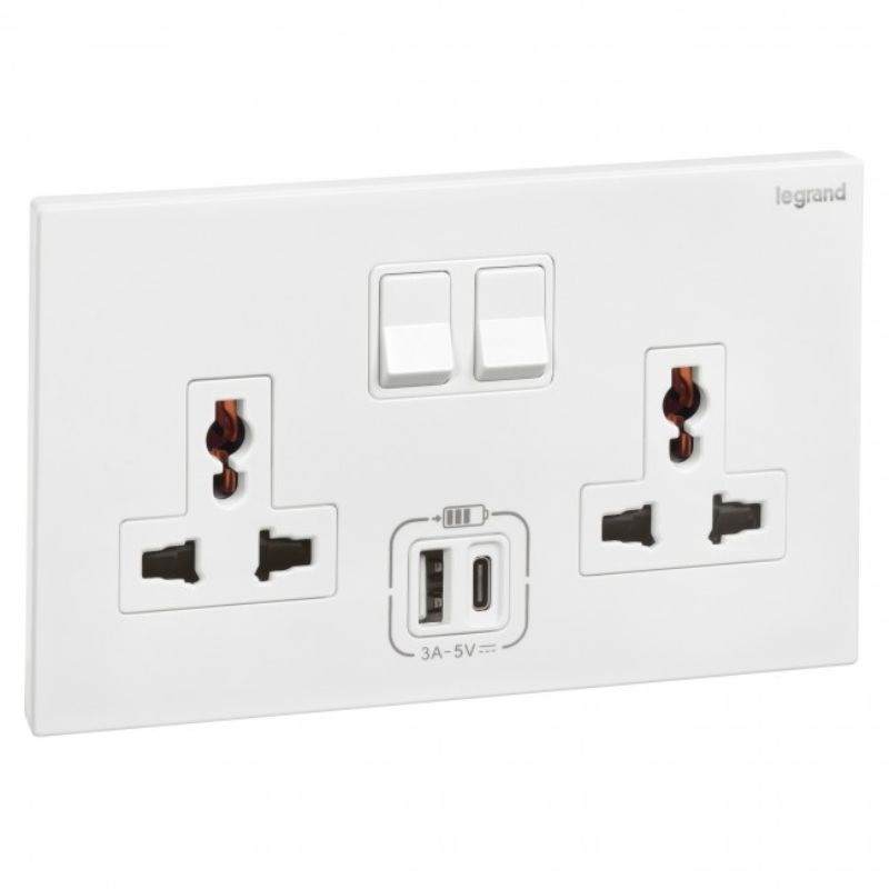Ổ cắm sạc USB Legrand Galion 282444