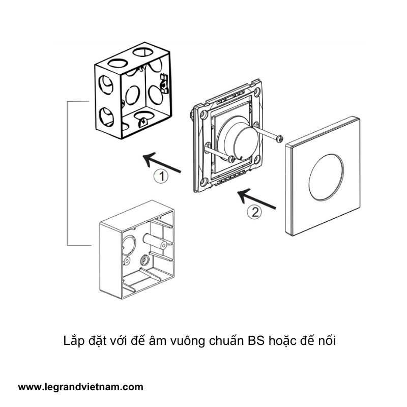 Lắp đặt dimmer đa năng