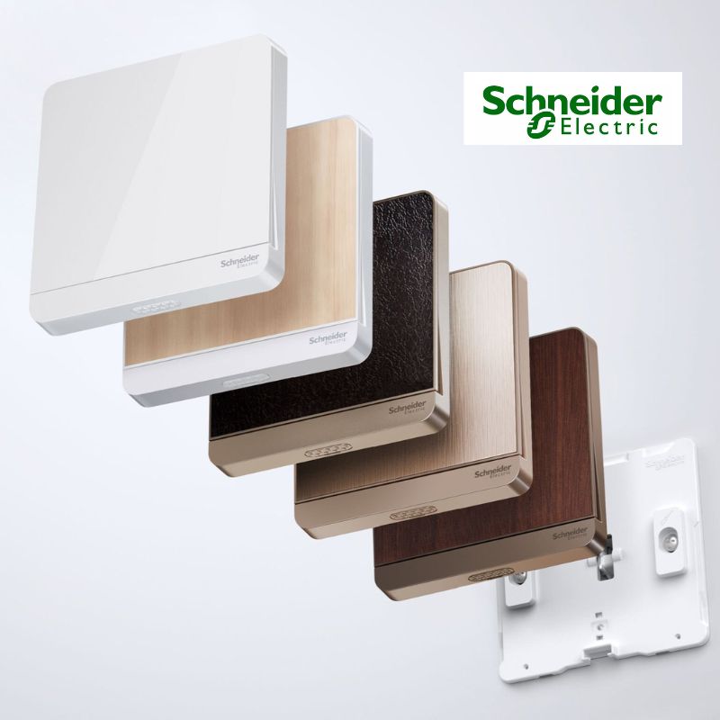 Công tắc ổ cắm Châu Âu Schneider