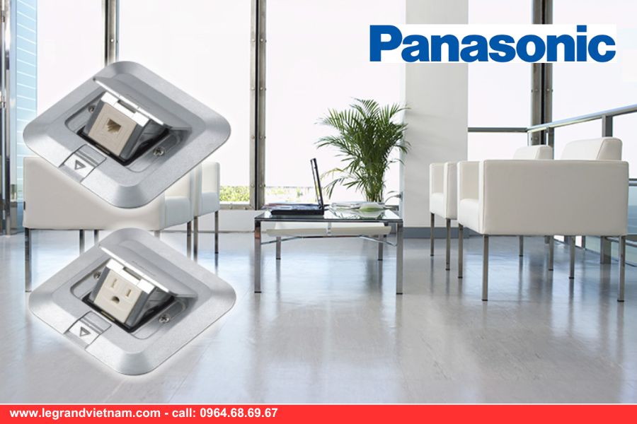 Ổ cắm âm sàn âm bàn cao cấp Panasonic