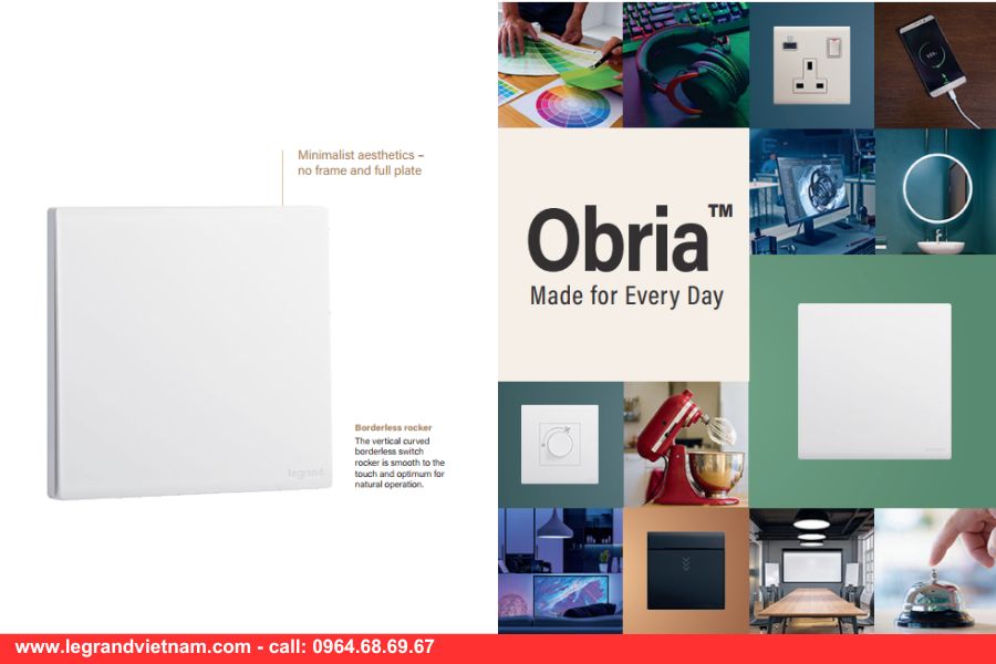 Công tắc ổ cắm Legrand Obria