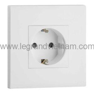 Ổ cắm đơn chuẩn Đức 16A Obria MEC31050WH