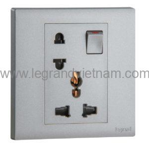 Ổ cắm 5 chấu có công tắc Obria MEC32053SL