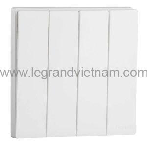 Công tắc bốn 2 chiều 16A Obria MEC22011WH