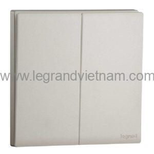Nút nhấn nhả đôi 10A 250V Obria MEC23022CH