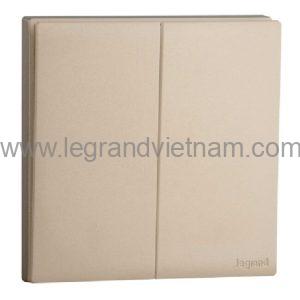 Nút nhấn nhả đôi 10A 250V Obria MEC23022RG