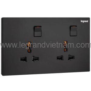 Ổ cắm đôi đa năng Legrand Galion 282435-C