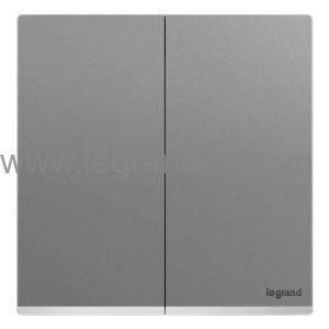 Công tắc 2 hạt 1 chiều Legrand Galion Up | GA21002DS