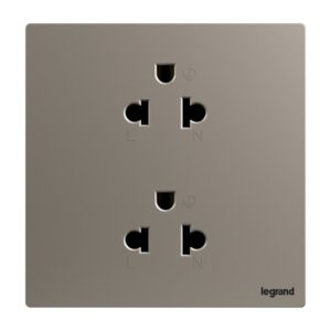 Ổ cắm đôi ba chấu EU-US 16A Galion Up GA31088MW 7 Legrand Galion Up GA31088CH