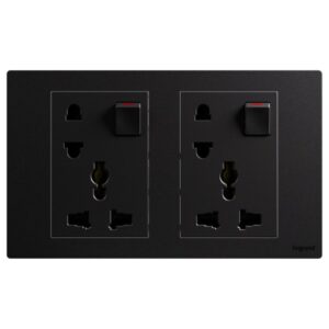 Ổ cắm đa năng năm chấu có công tắc 16A Galion Up GA32107GR