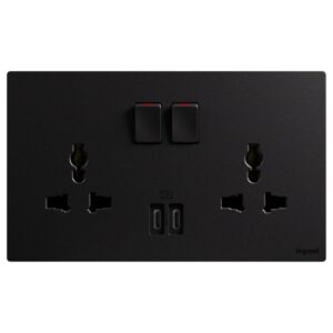 Ổ cắm đôi đa năng 16A tích hợp 2 USB-C 36W Galion Up GA33139 7 Ổ cắm đôi đa năng 16A tích hợp 2 USB-C 36W Galion Up GA33139GR